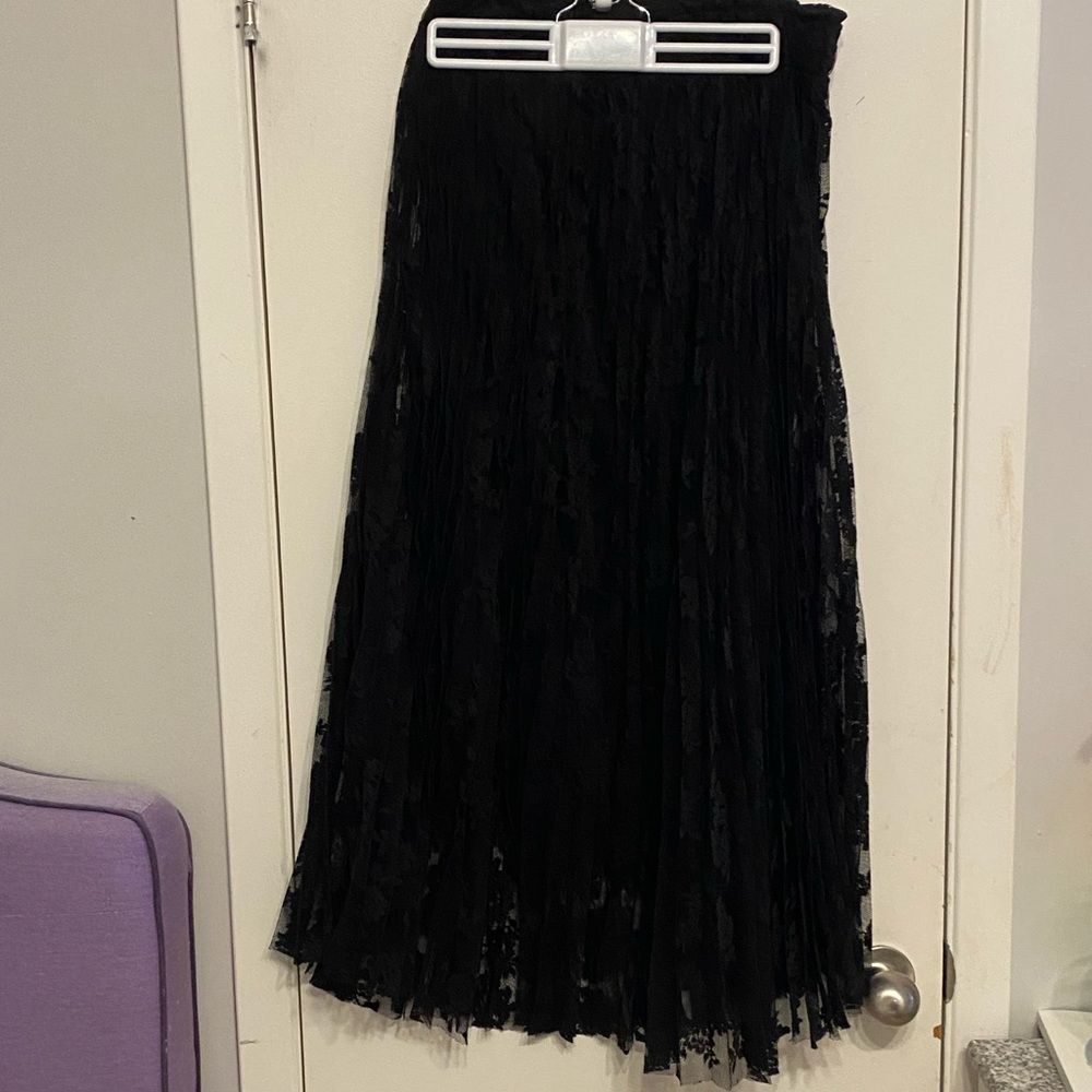 Black skirt!